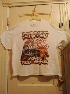 Men's Retrovert T Shirt XXL White, Losing My Mind, Never Been Normal Design